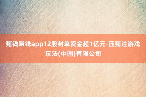 赌钱赚钱app12股封单资金超1亿元-压赌注游戏玩法(中国)有限公司