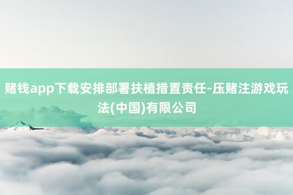 赌钱app下载安排部署扶植措置责任-压赌注游戏玩法(中国)有限公司