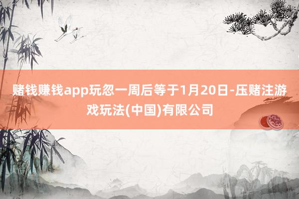 赌钱赚钱app玩忽一周后等于1月20日-压赌注游戏玩法(中国)有限公司