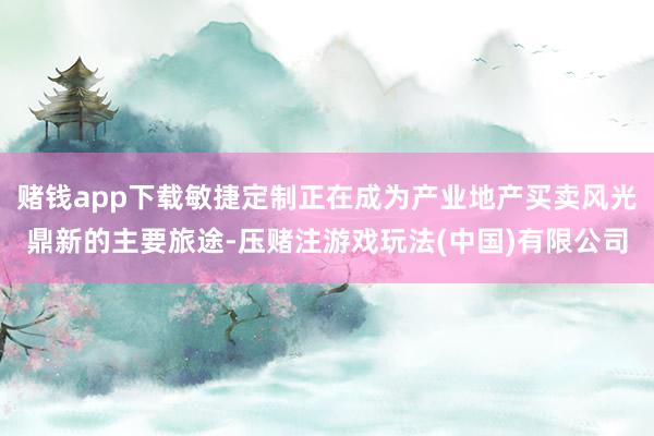 赌钱app下载敏捷定制正在成为产业地产买卖风光鼎新的主要旅途-压赌注游戏玩法(中国)有限公司