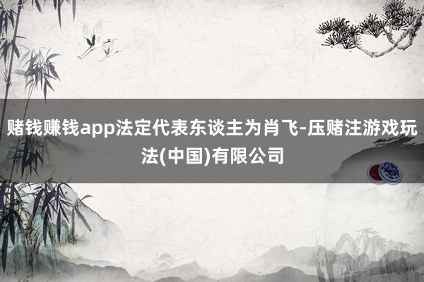 赌钱赚钱app法定代表东谈主为肖飞-压赌注游戏玩法(中国)有限公司