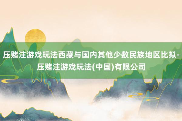 压赌注游戏玩法西藏与国内其他少数民族地区比拟-压赌注游戏玩法(中国)有限公司